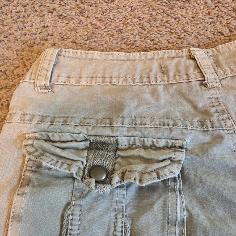 Courage Clothing Co Mens 32 Tan Cargo Pants Multi‎ Pocket Utility Y2K Streetwear